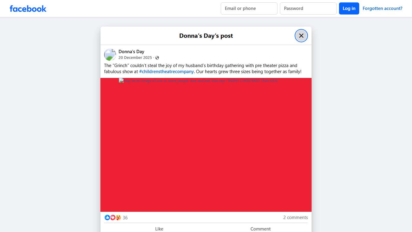 Donna's Day - The “Grinch” couldn’t steal the joy of my... Facebook