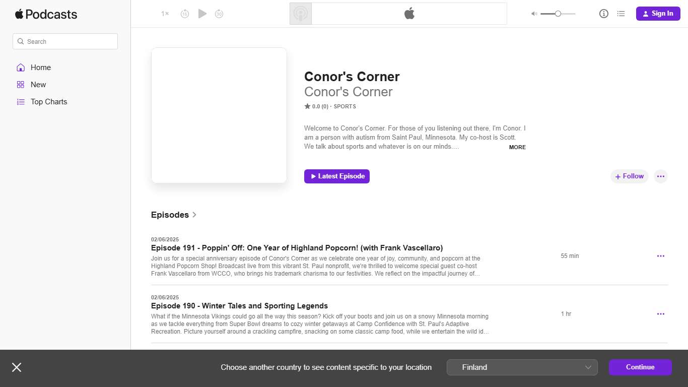Conor's Corner - Podcast - Apple Podcasts