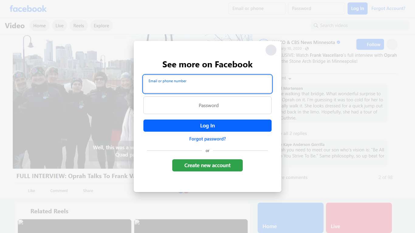 WCCO EXCLUSIVE: Watch Frank Vascellaro's full interview with Oprah Winfrey on the Stone Arch Bridge in Minneapolis! WCCO & CBS News Minnesota Facebook